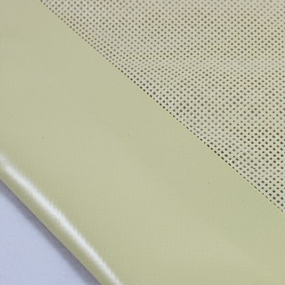 PVC Netz mit Saum und ohne Ösen, beige