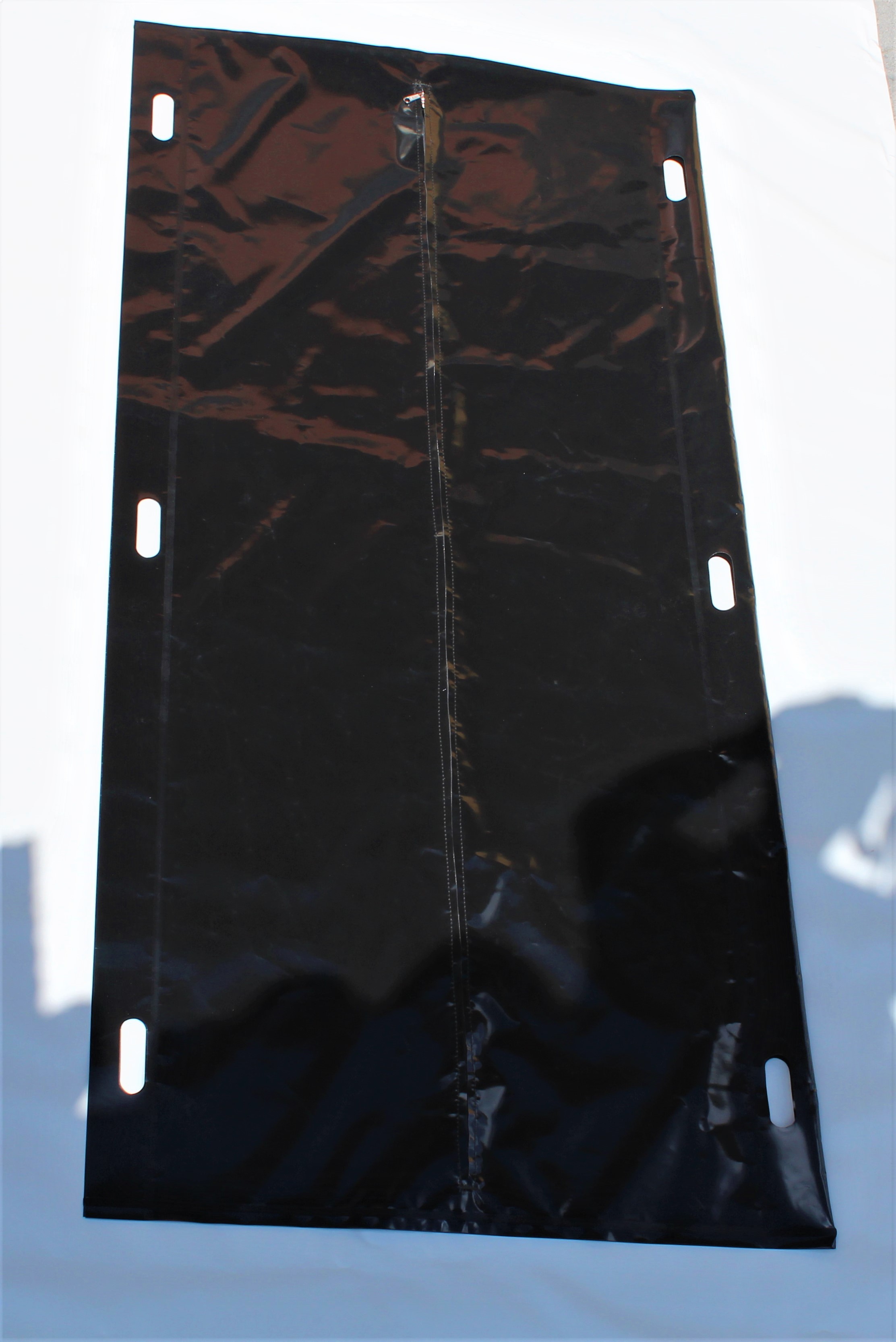 ANGGREK Leichensack – 210D Wasserdicht, Auslaufsicher, Mit Griffen Und Doppelreißverschluss, Für Bestattung, Jagd Oder Outdoor (Schwarz, 200x90 Cm)