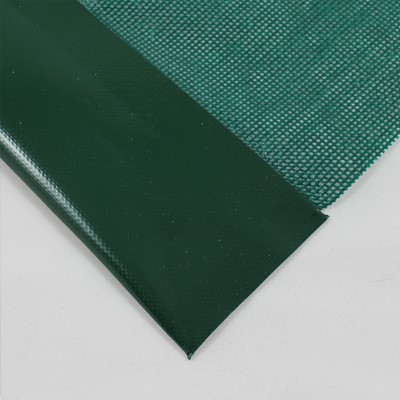 PVC Netz mit Saum und ohne Ösen, moosgrün